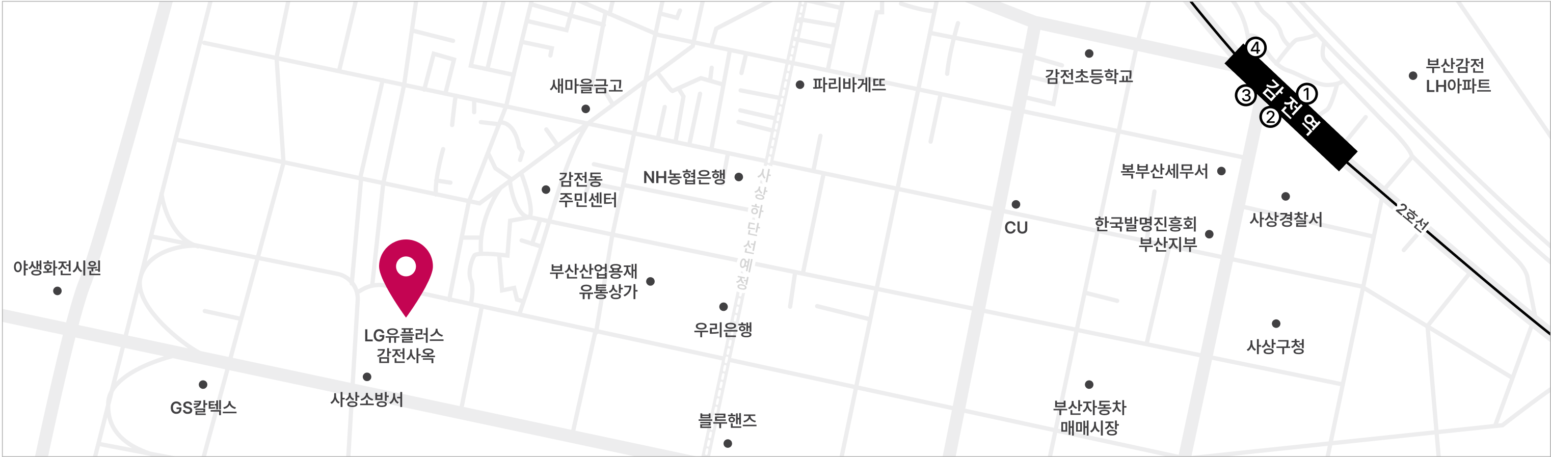 감전 고객센터 지도